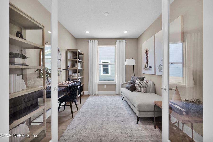 Furnished interior view inside a new home in Seminole Palms, Palm Coast (Image 21).