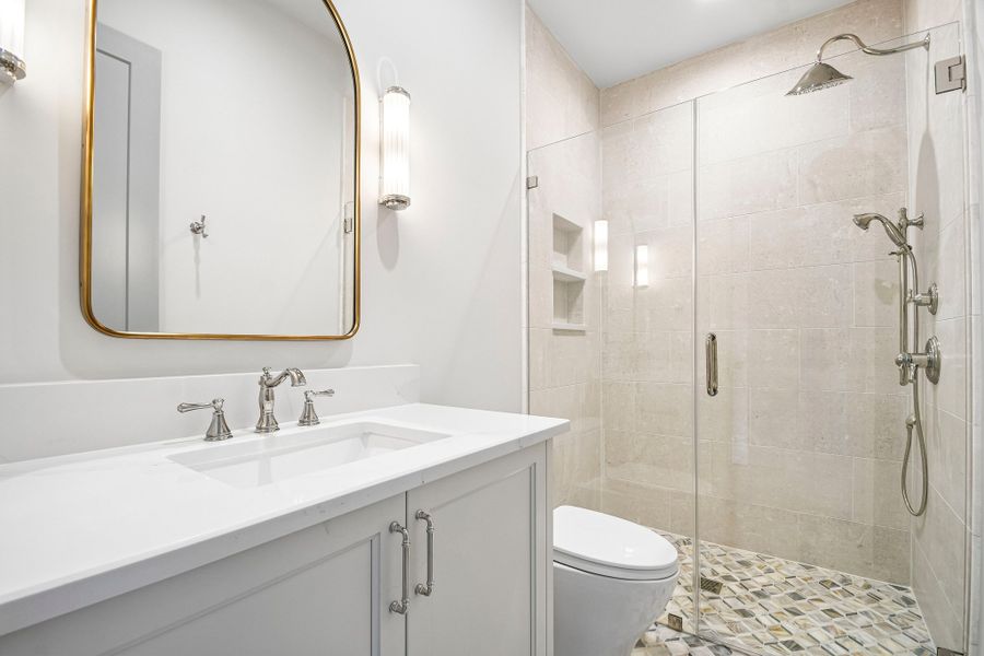 Furnished interior view inside a new home in The Overlook at Westlake, Austin (Image 11).