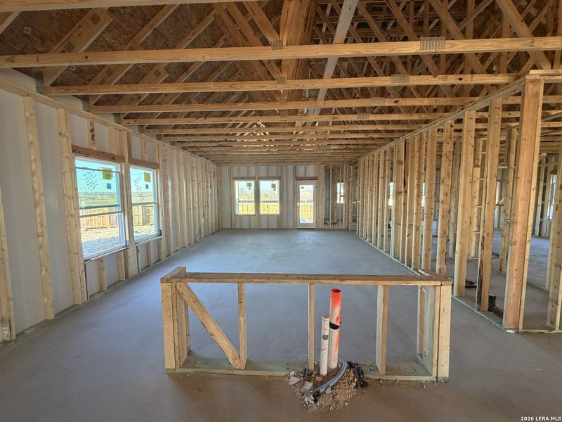 In-progress construction of a new home in The Wilder, Adkins, TX (Image 24).