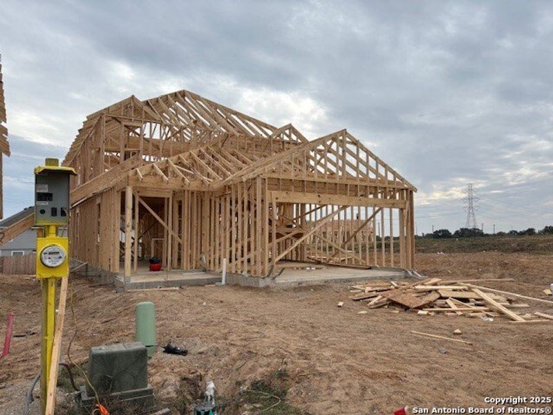 In-progress construction of a new home in Hickory Ridge, Elmendorf, TX (Image 34). In-progress construction of a new home in Hickory Ridge, Elmendorf, TX (Image 34).
