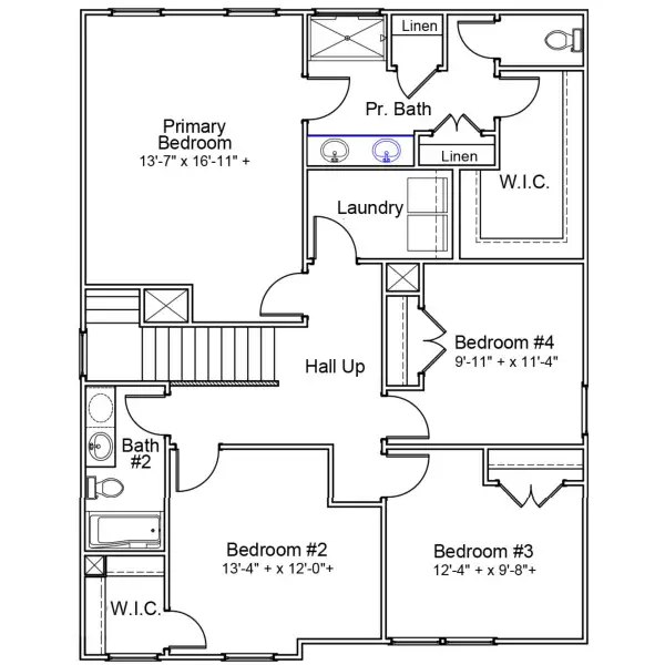 2D floor plan layout of this home in Hainer Place, Conway, SC (Image 3). 2D floor plan layout of this home in Hainer Place, Conway, SC (Image 3).