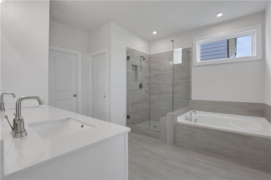 Furnished interior view inside a new home in Poppy at GreenHouse, Marietta (Image 10).