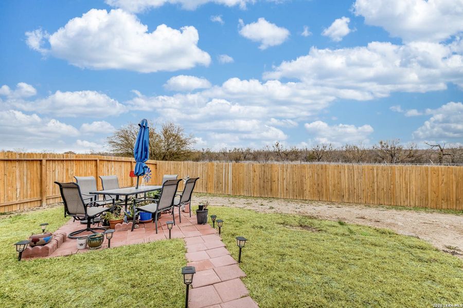 Exterior details and patio area of a home in Luckey Ranch, San Antonio (Image 4). Exterior details and patio area of a home in Luckey Ranch, San Antonio (Image 4).