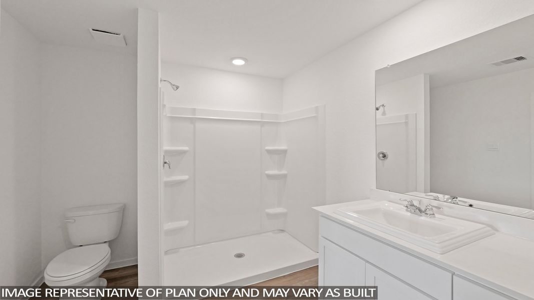 Furnished interior view inside a new home in Lexington Heights, Willis (Image 9).