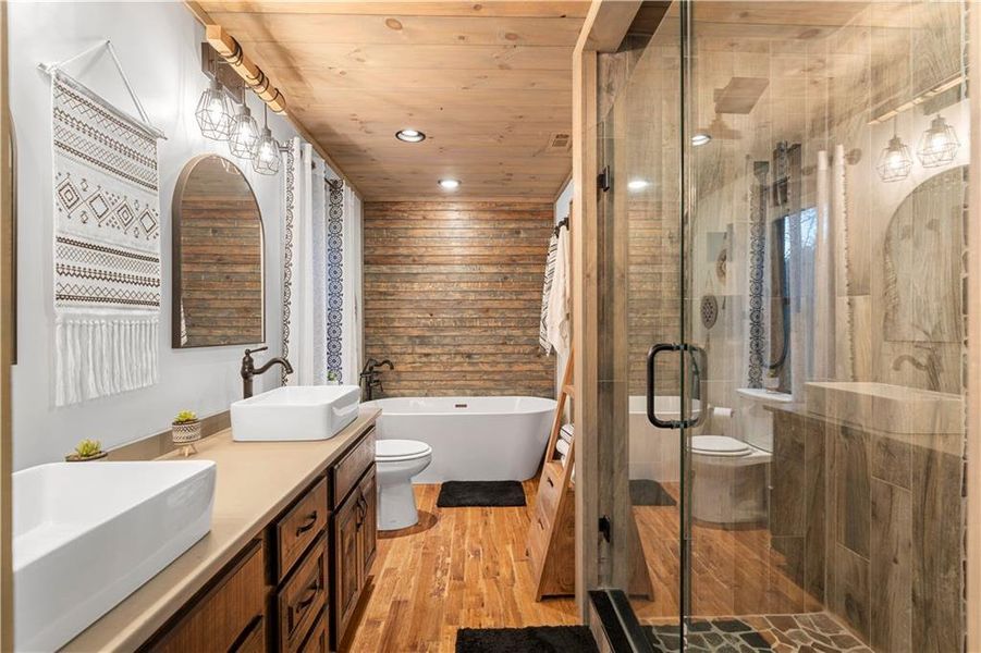 Furnished interior view inside a new home in , Cherry Log (Image 8).