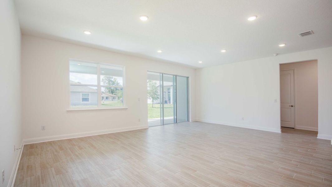 Representative unfurnished interior of a home built from the Naples by Maronda Homes in Golden Gate, Naples (Image 13).