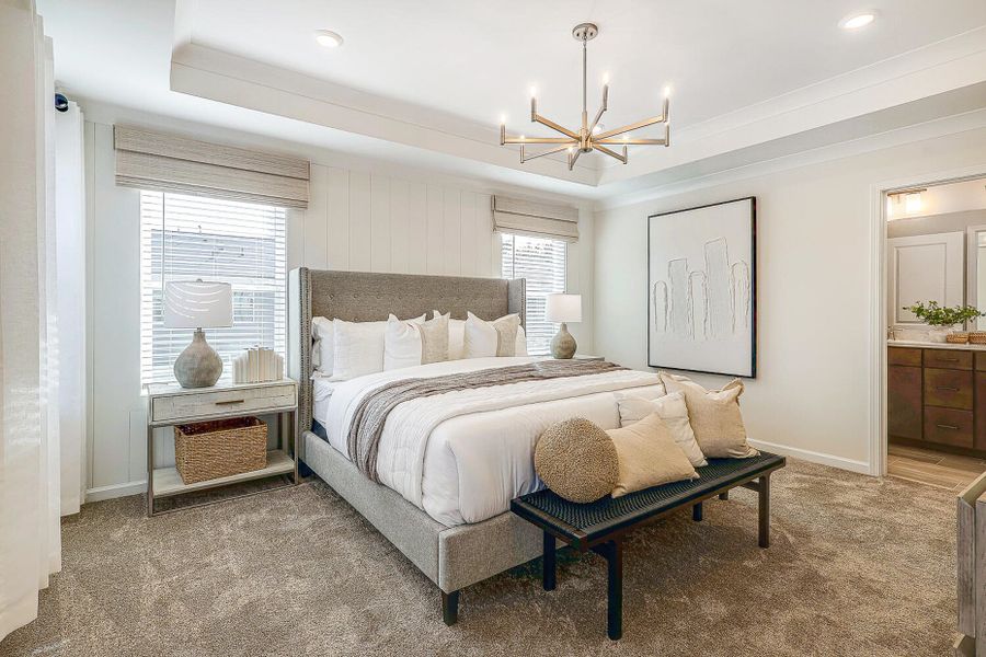 Furnished interior view inside a new home in Galloway Towns, Charlotte (Image 11).