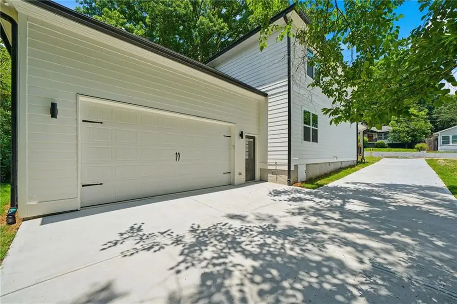 Exterior details and patio area of a home in , Atlanta (Image 2). Exterior details and patio area of a home in , Atlanta (Image 2).