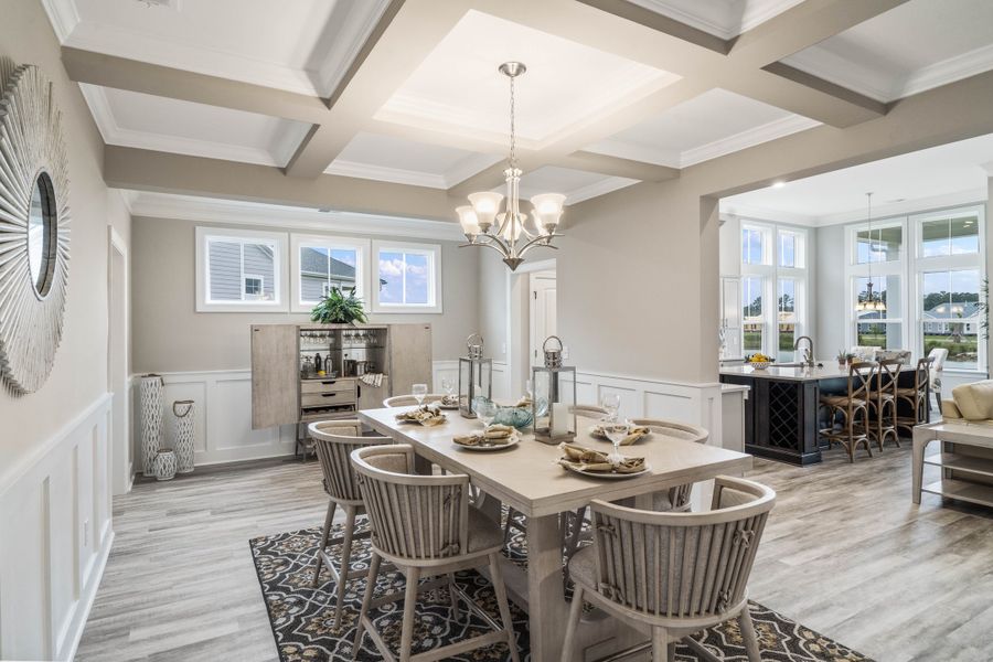 Representative furnished interior of a home built from the The Goldenrod by Chesapeake Homes in Bridgewater - Waterside Village, Little River (Image 18).