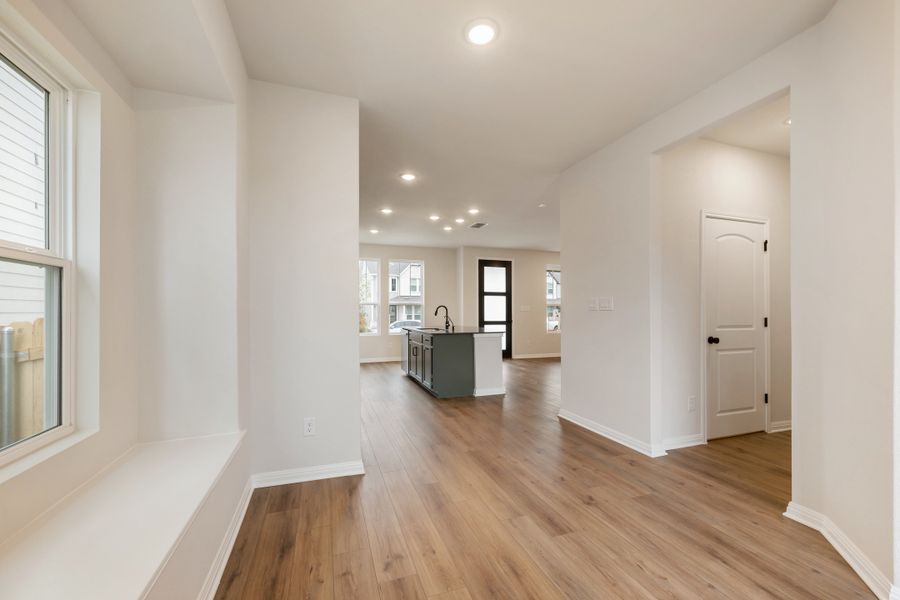 Representative unfurnished interior of a home built from the Robin by Ashton Woods in The Cottages at Lariat, Liberty Hill (Image 34). Representative unfurnished interior of a home built from the Robin by Ashton Woods in The Cottages at Lariat, Liberty Hill (Image 34).