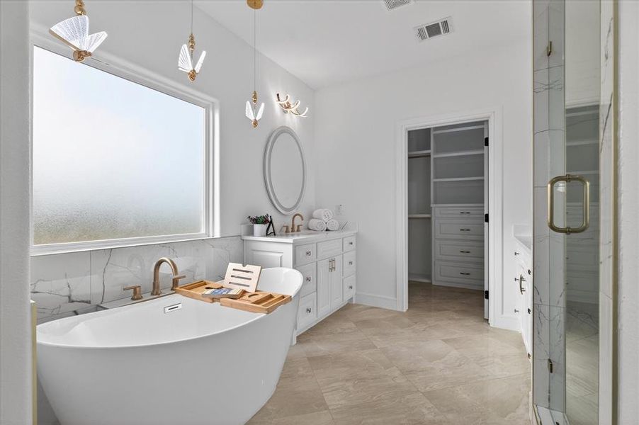 Furnished interior view inside a new home in , Celeste (Image 17).