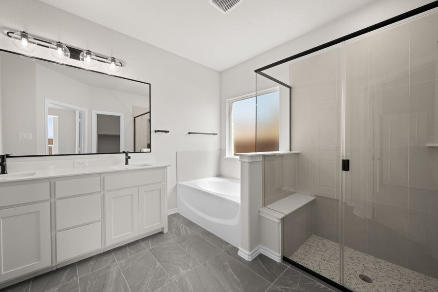 Furnished interior view inside a new home in Meadow Park at The Meadows, Ponder (Image 10).