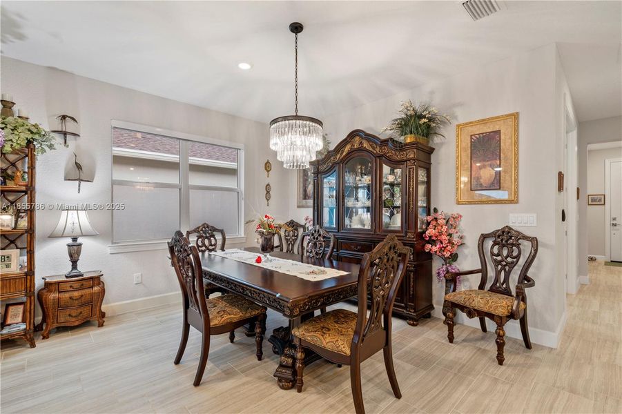 Furnished interior view inside a new home in Del Webb Tradition, Port St. Lucie (Image 33).