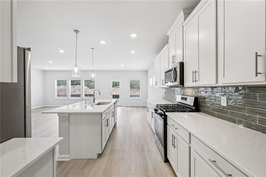 Furnished interior view inside a new home in Westmont Preserve, Powder Springs (Image 37).