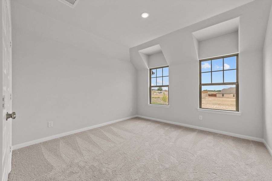 Representative unfurnished interior of a home built from the Wheeler by Cambridge Homes in Kings Way, Denton (Image 19). Representative unfurnished interior of a home built from the Wheeler by Cambridge Homes in Kings Way, Denton (Image 19).