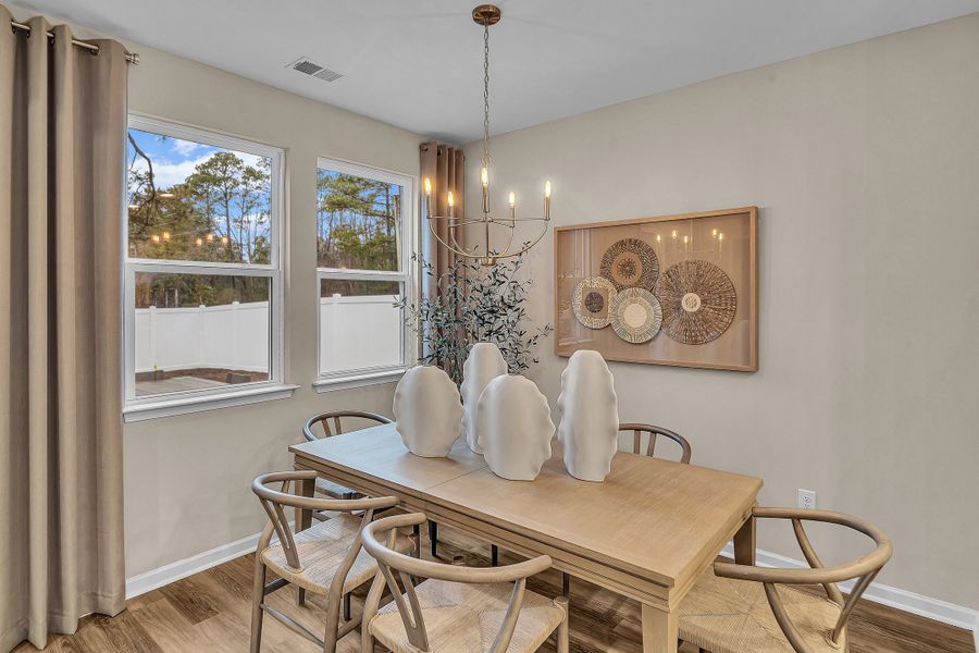 Representative furnished interior of a home built from the The Wave Crest by Chesapeake Homes in Bridgewater - Shorehaven Village, Little River (Image 7).