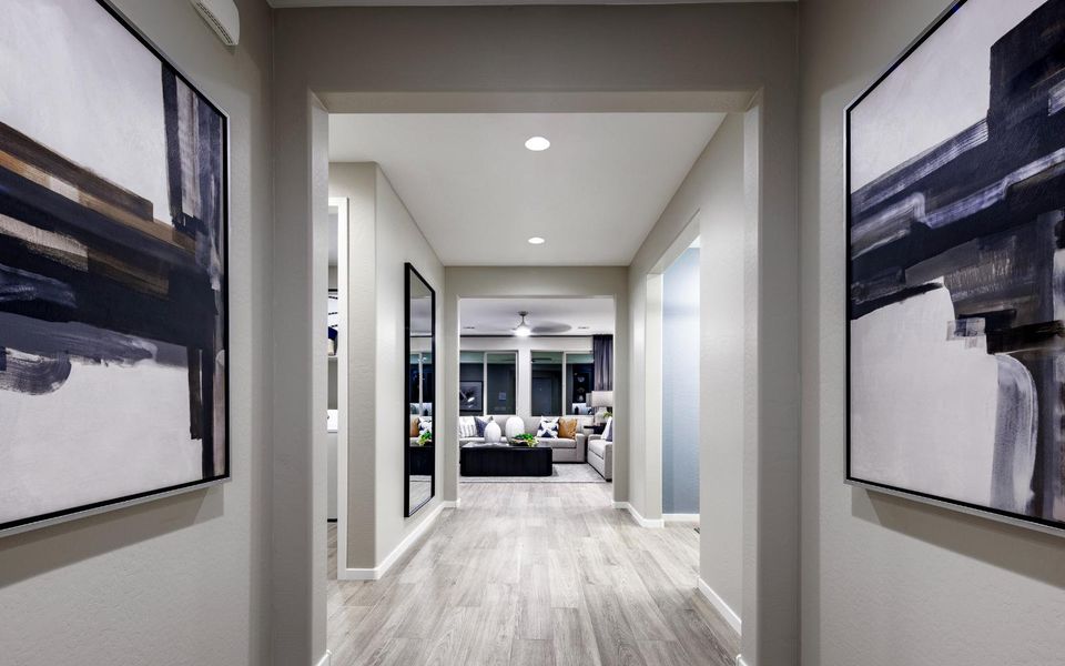 Furnished interior view inside a new home in Blossom Rock, Apache Junction (Image 10). Furnished interior view inside a new home in Blossom Rock, Apache Junction (Image 10).
