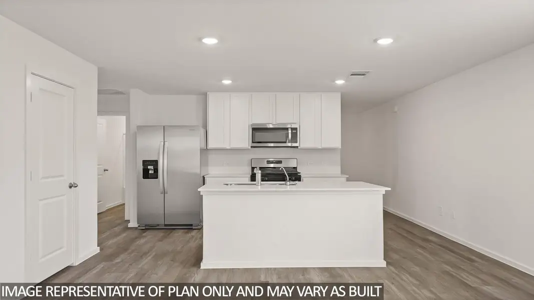 Furnished interior view inside a new home in Porters Mill, New Caney (Image 5).