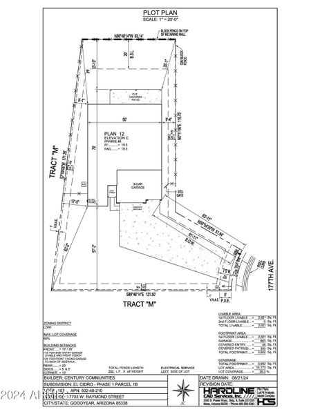 EL CIDRO 107 approved plot plan