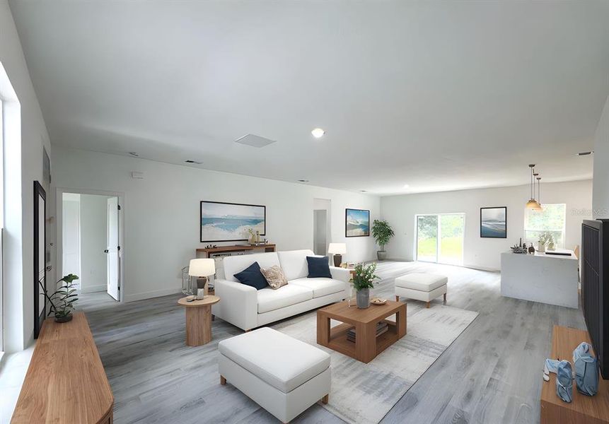 Furnished interior view inside a new home in , Beverly Hills (Image 5).