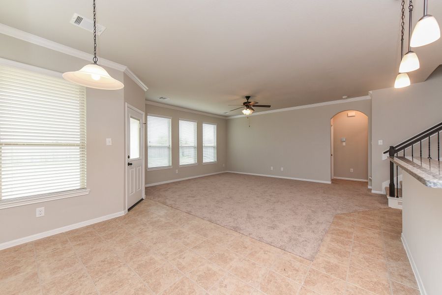 Representative unfurnished interior of a home built from the Floor Plan 2201 by Colina Homes in Grand Magnolia, Magnolia (Image 19).