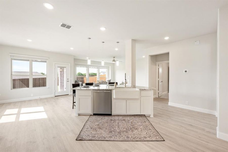 Furnished interior view inside a new home in Parks of Aledo, Aledo (Image 17).