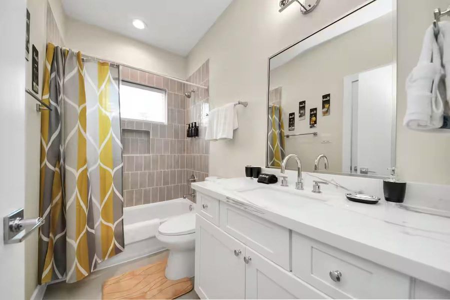 Furnished interior view inside a new home in , Houston (Image 22).