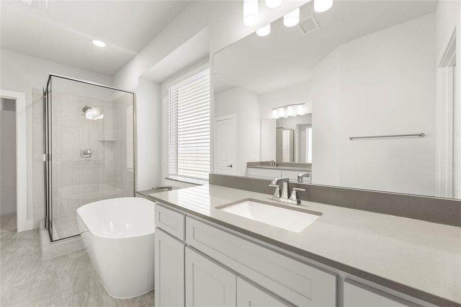 Furnished interior view inside a new home in Grayhawk Addition, Forney (Image 14).