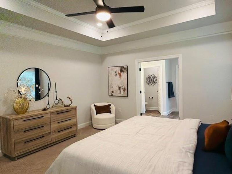 Furnished interior view inside a new home in Tuscany Hills, Douglasville (Image 25).