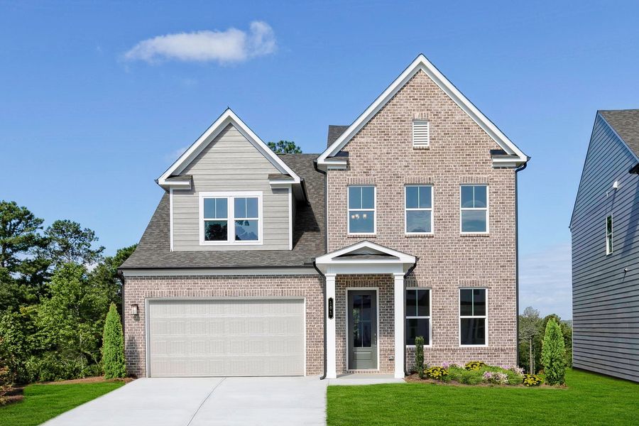 Representative exterior photo of a completed home built from the The Pembrook by Stanley Martin Homes in Kingsley, Acworth, GA (Image 27).