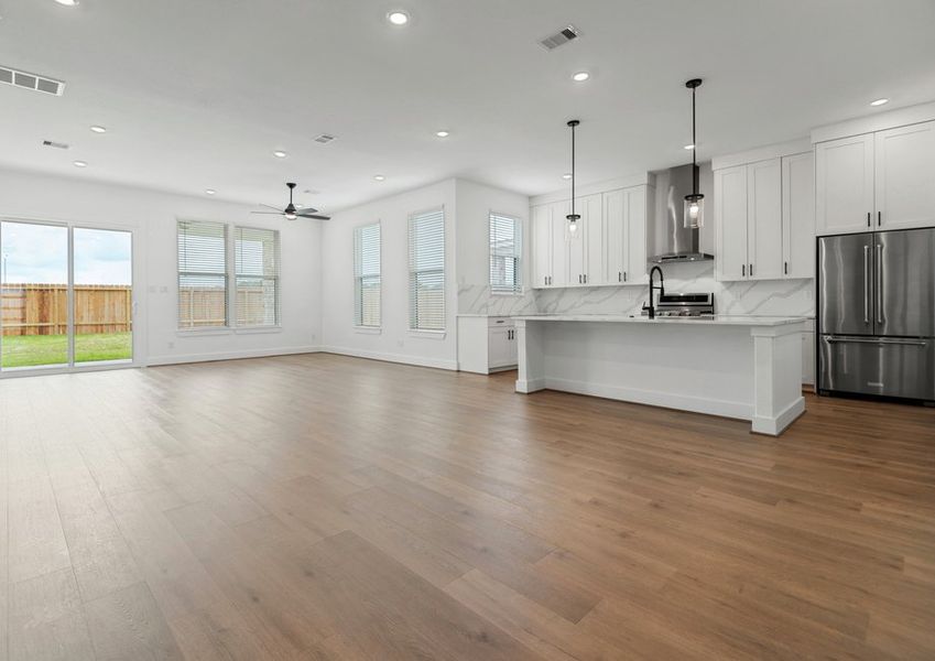 Large, open-concept floor plan. Large, open-concept floor plan.