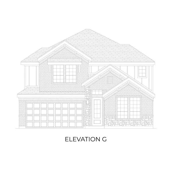 Representative rendering of the exterior for the Roosevelt F by First Texas Homes (Image 31). Representative rendering of the exterior for the Roosevelt F by First Texas Homes (Image 31).