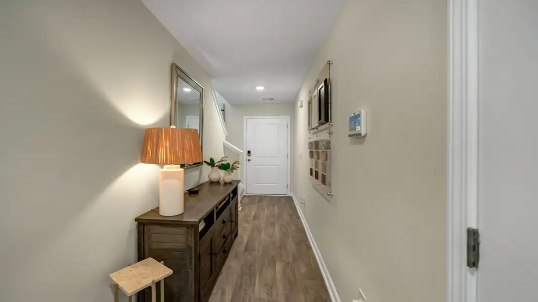Furnished interior view inside a new home in Hunter's Branch Townhomes, Hopkins (Image 9).