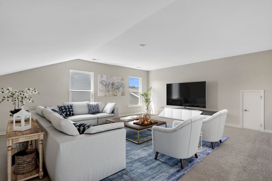 Furnished interior view inside a new home in Ambridge, Conway (Image 10).