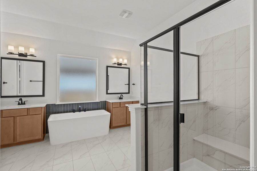 Furnished interior view inside a new home in Mayfair 60', New Braunfels (Image 8).