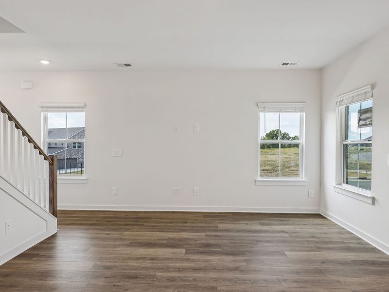 Spacious, unfurnished interior of a new home in Benders Cove - Premier Series, Mount Juliet (Image 11). Spacious, unfurnished interior of a new home in Benders Cove - Premier Series, Mount Juliet (Image 11).