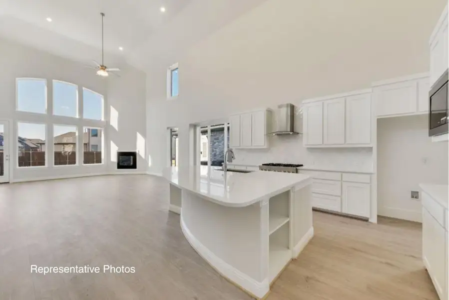 Furnished interior view inside a new home in Edgewater, Fate (Image 5).