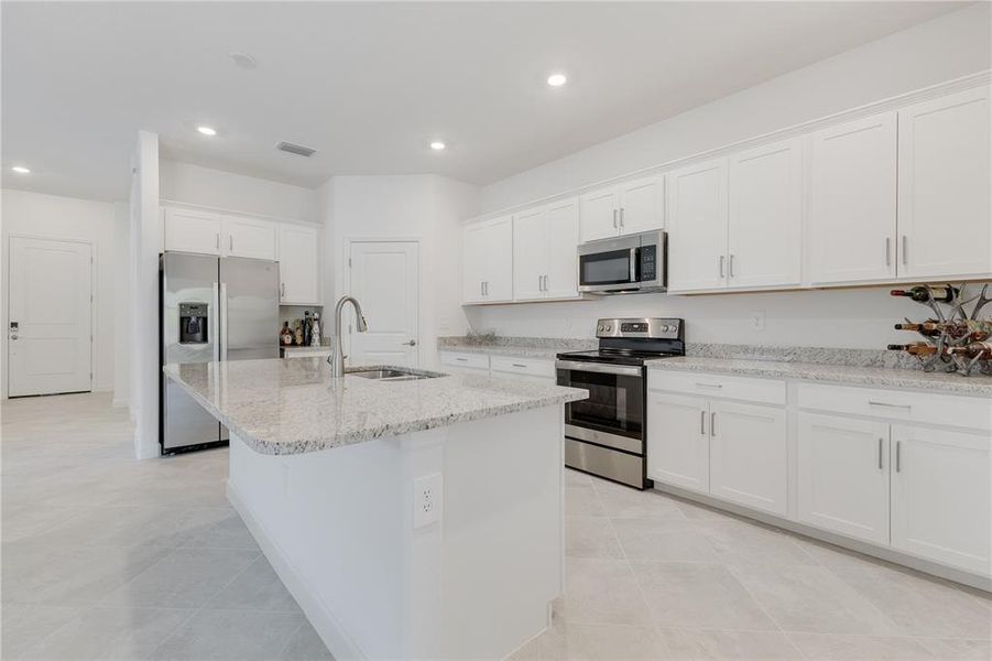 Furnished interior view inside a new home in , Alva (Image 9).