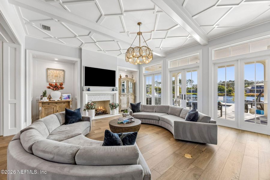 Furnished interior view inside a new home in , Jacksonville (Image 17).