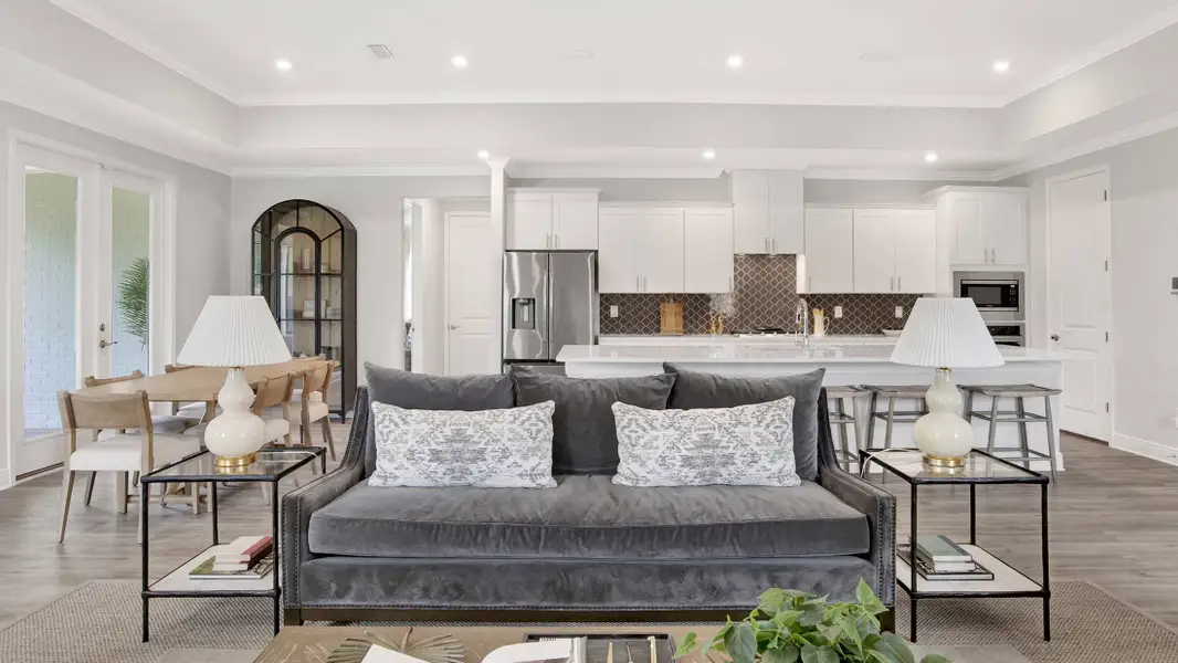 Furnished interior view inside a new home in Golden Gate, Naples (Image 15).