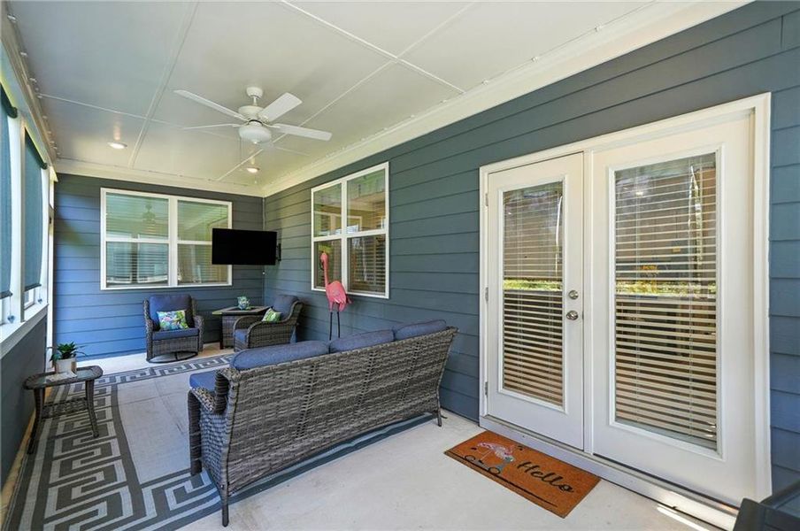 Furnished interior view inside a new home in Hickory Bluffs, Canton (Image 25). Furnished interior view inside a new home in Hickory Bluffs, Canton (Image 25).