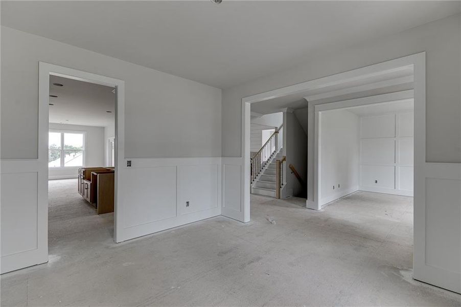 In-progress construction of a new home in , Buford, GA (Image 35).