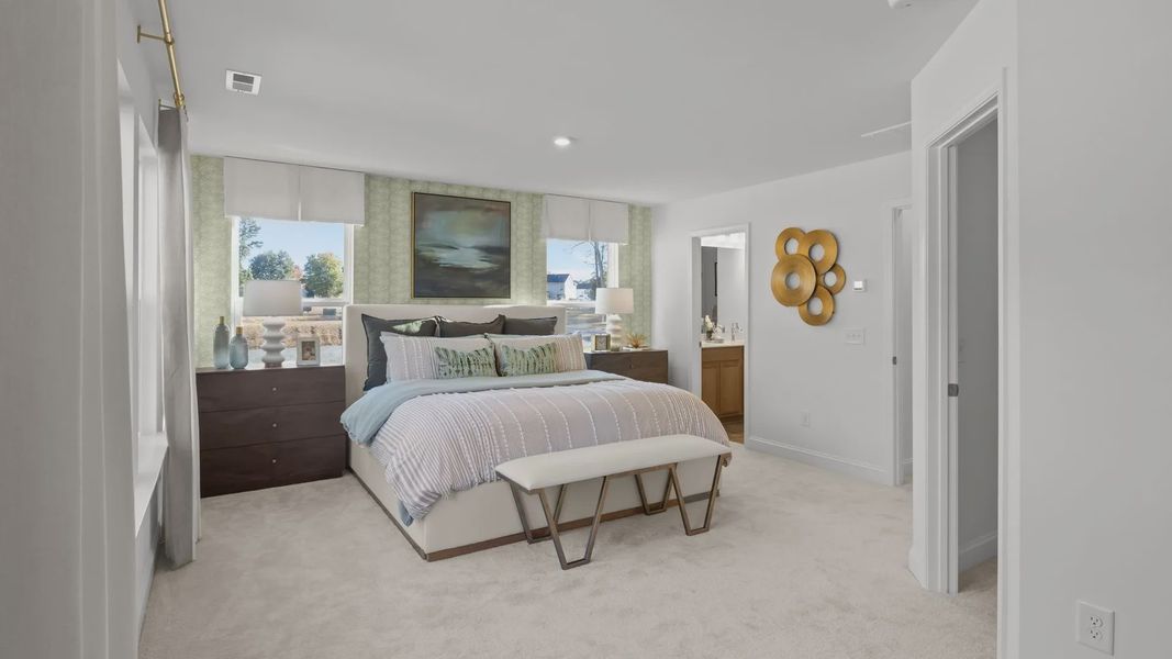 The Litchfield Plan by DBR Homes in Charlotte, NC - Primary Bedroom