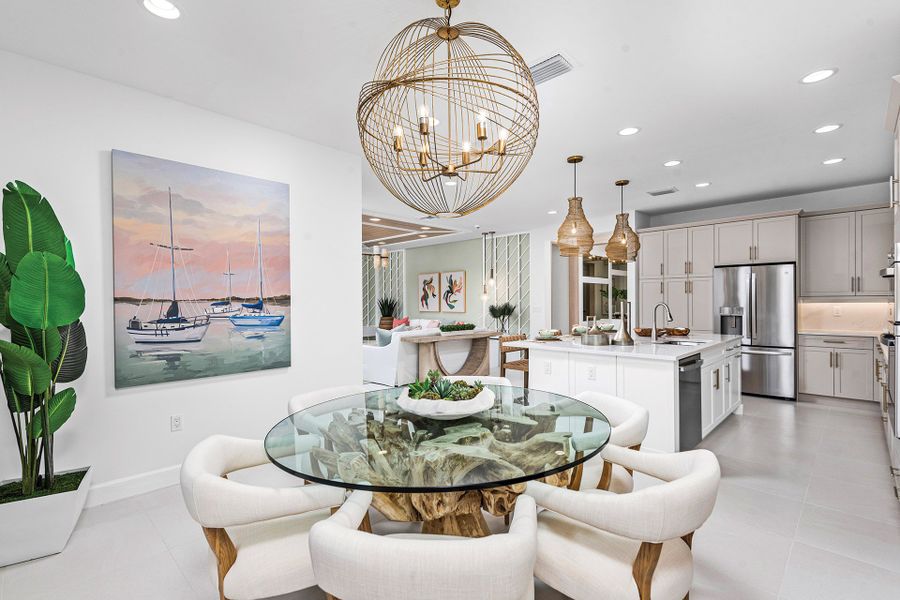 Representative furnished interior of a home built from the Bonaire by GL Homes in Valencia Harbor (55+), Fort Myers (Image 6).