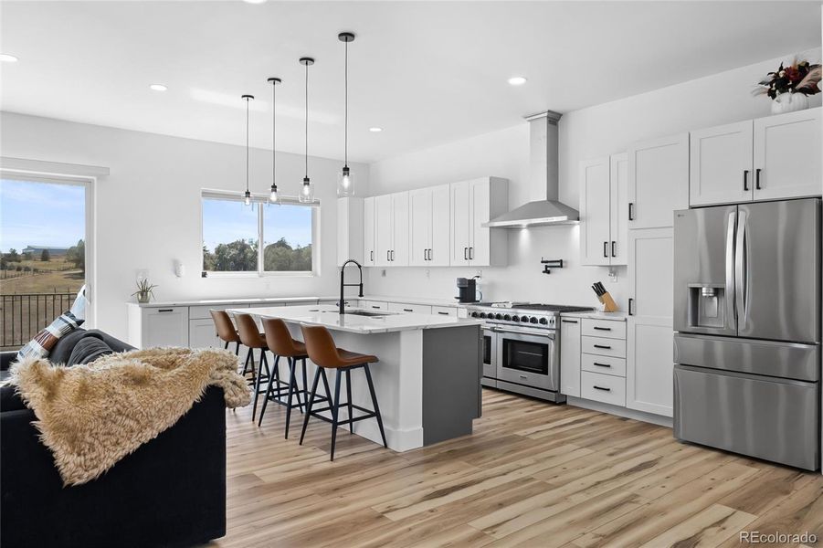 Furnished interior view inside a new home in , Parker (Image 27).