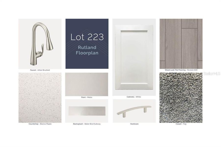 Sample of building materials used in homes in Emerson Pointe, Apopka (Image 4).