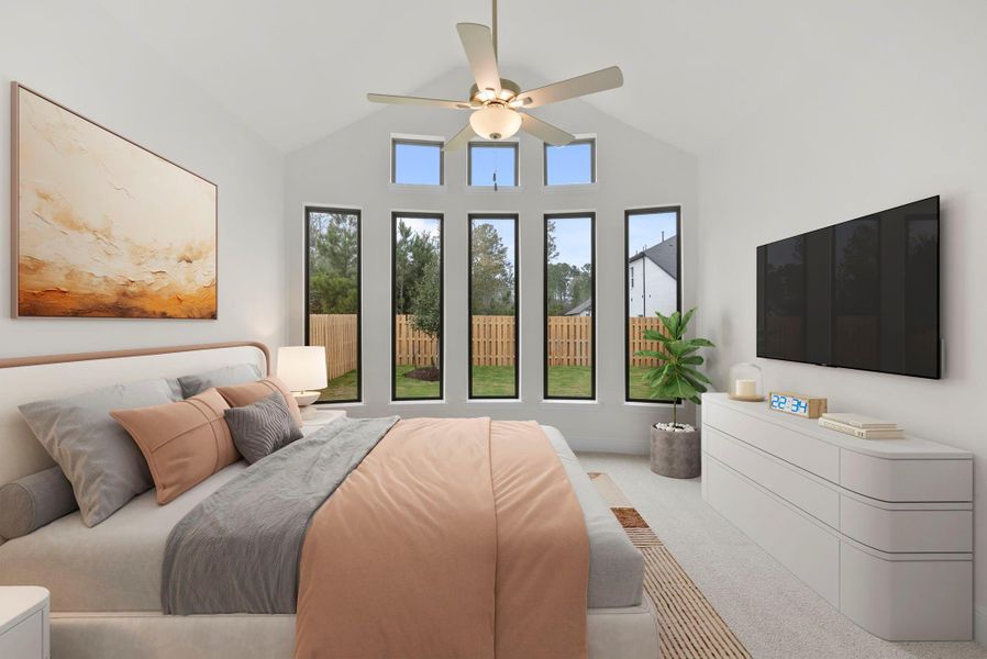 Furnished interior view inside a new home in Colton, Montgomery (Image 11).