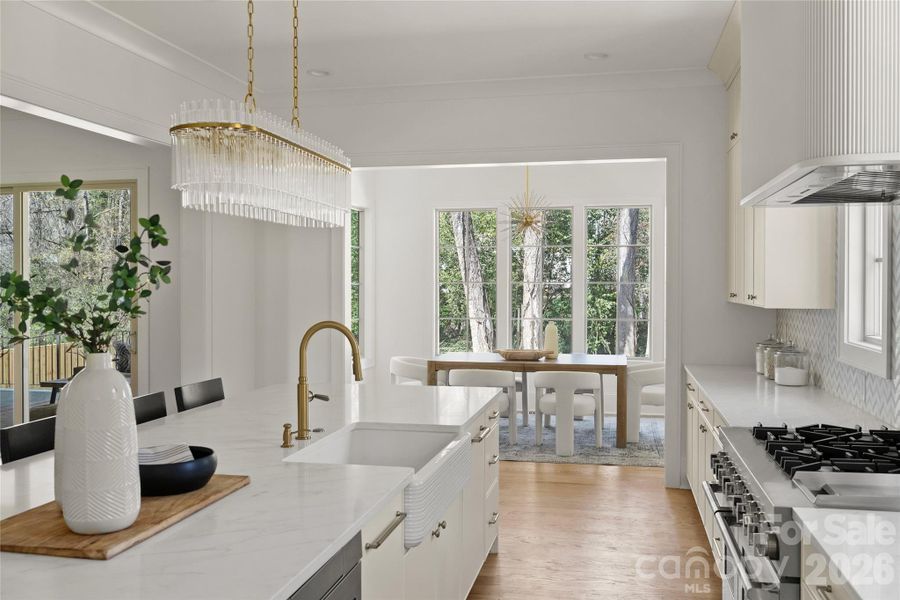 Furnished interior view inside a new home in , Charlotte (Image 5).