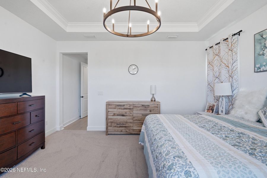 Furnished interior view inside a new home in TrailMark, St. Augustine (Image 8).