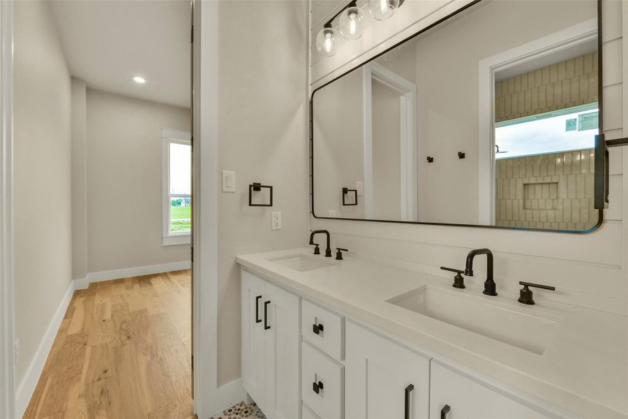 Furnished interior view inside a new home in , Angleton (Image 6).